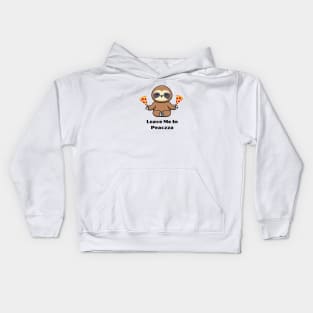 Pizza Sloth Kids Hoodie